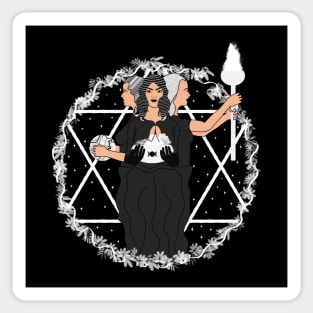 Hecate Goddess Moon Witchcraft Witch Sticker